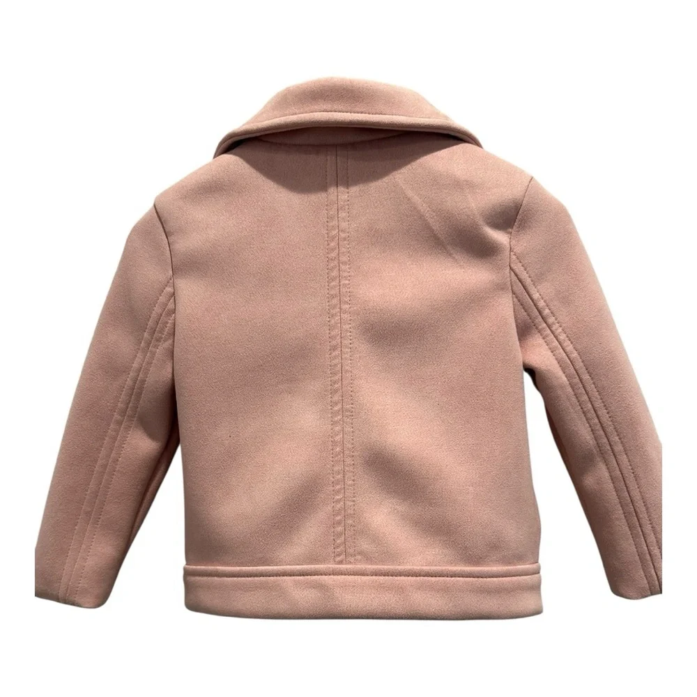 Old Navy Toddler Girls Pink Faux Suede Moto‎ Jacket, 2T
